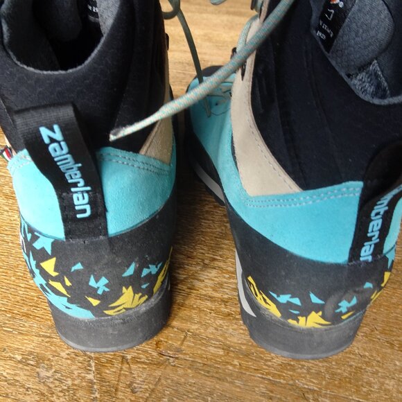 Zamberlan Made in Italy Turquoise Women's Hiking Boots - Picture 8 of 14